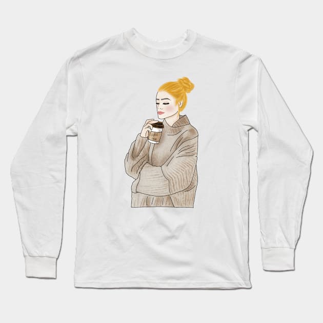 Taste of morning Long Sleeve T-Shirt by piscoletters